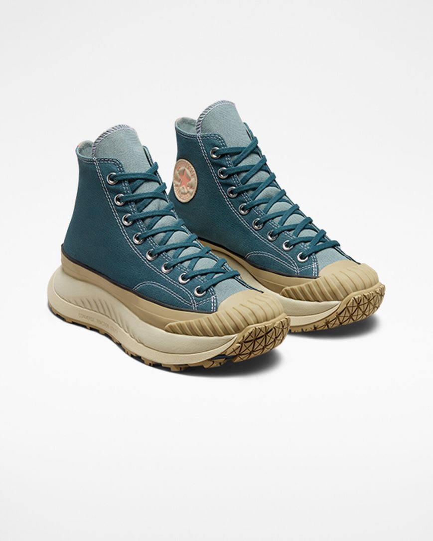 Zapatillas Altas Converse Chuck 70 AT-CX Earth Tones Mujer Azules Gris | PE 287EW0